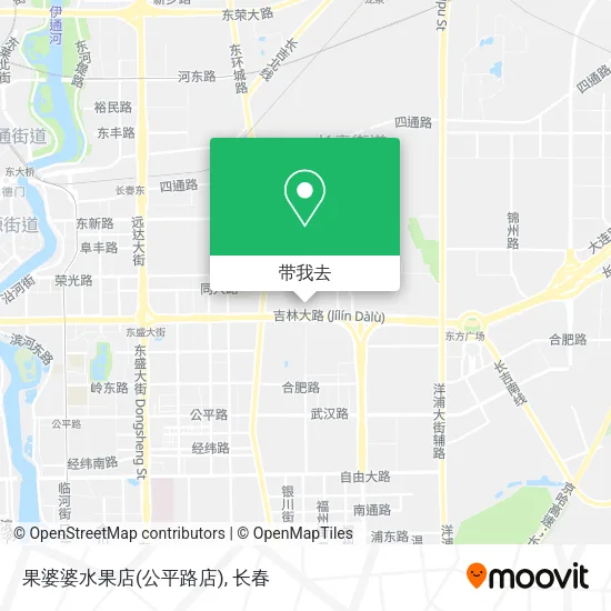 果婆婆水果店(公平路店)地图