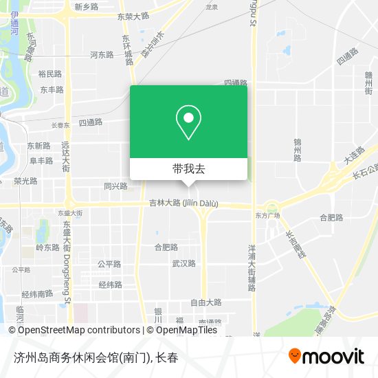 济州岛商务休闲会馆(南门)地图
