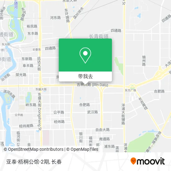 亚泰·梧桐公馆-2期地图