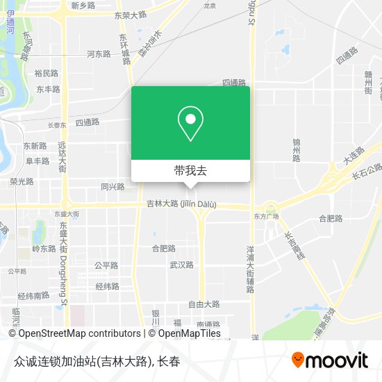 众诚连锁加油站(吉林大路)地图