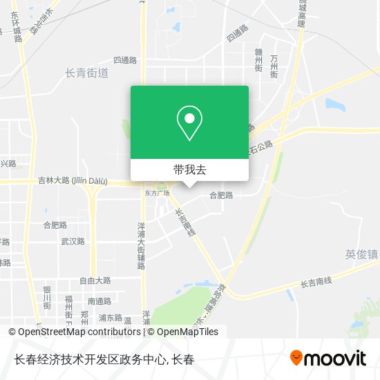 长春经济技术开发区政务中心地图