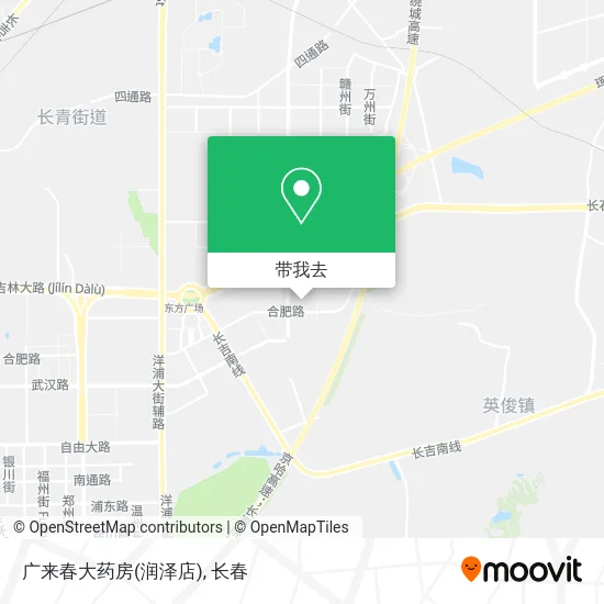 广来春大药房(润泽店)地图