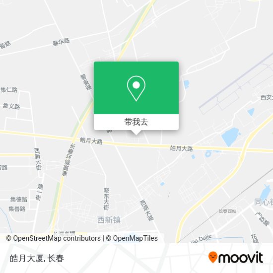 皓月大厦地图