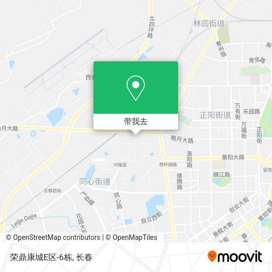 荣鼎康城E区-6栋地图
