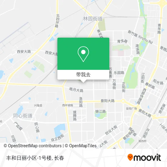 丰和日丽小区-1号楼地图