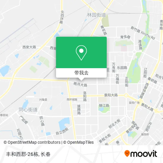 丰和西郡-26栋地图