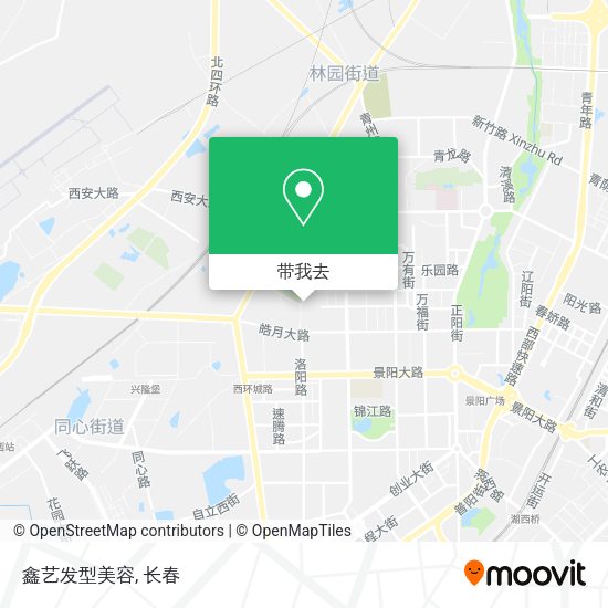 鑫艺发型美容地图