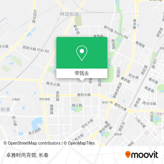 卓雅时尚宾馆地图