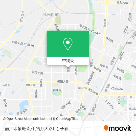 丽江印象斑鱼府(皓月大路店)地图