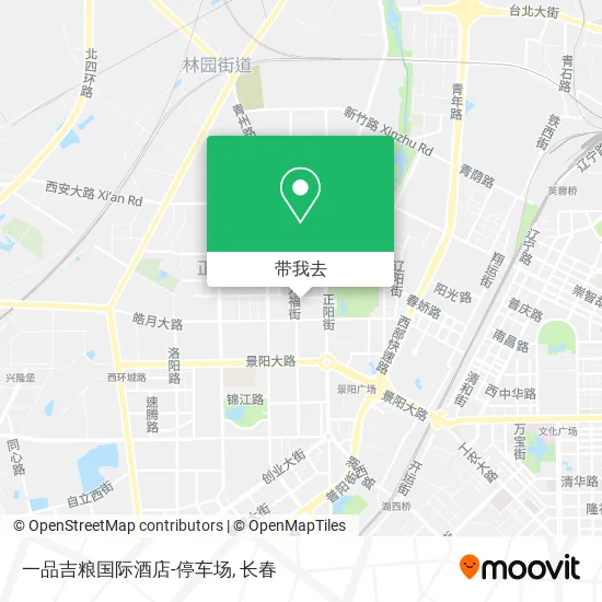 一品吉粮国际酒店-停车场地图