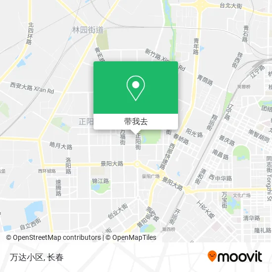 万达小区地图