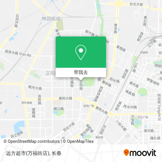 远方超市(万福街店)地图