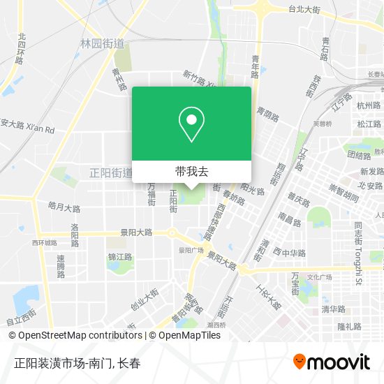 正阳装潢市场-南门地图