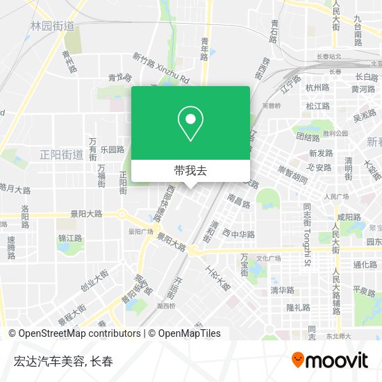 宏达汽车美容地图
