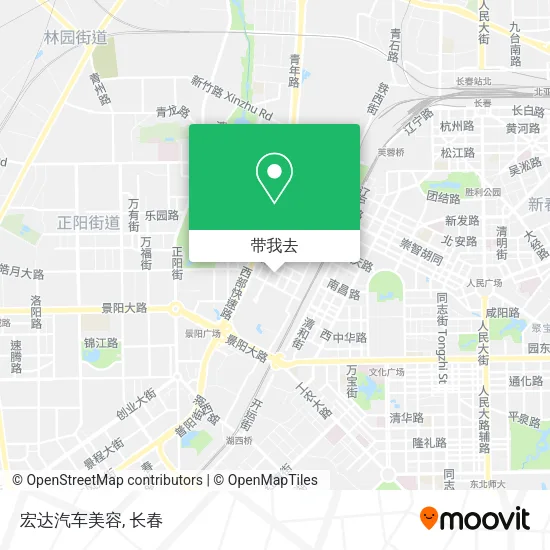 宏达汽车美容地图