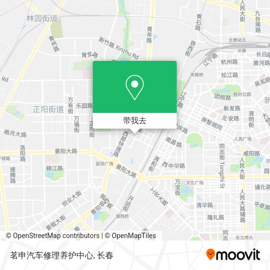 茗申汽车修理养护中心地图