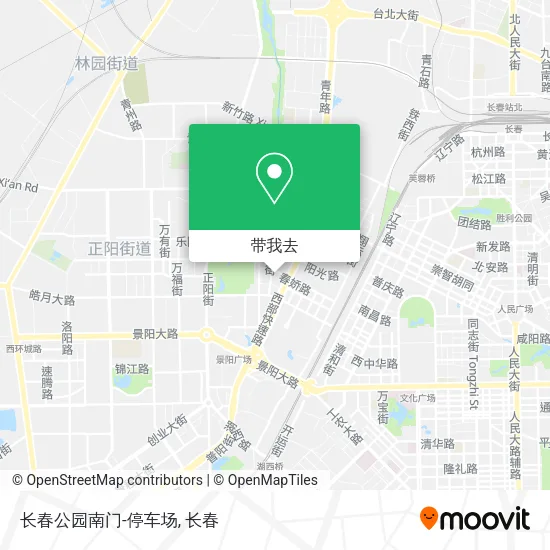 长春公园南门-停车场地图