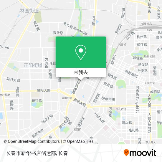 长春市新华书店储运部地图