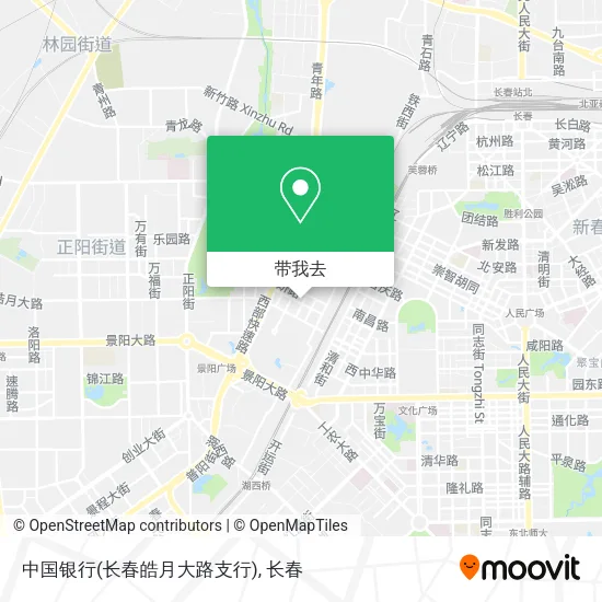 中国银行(长春皓月大路支行)地图