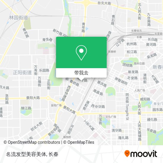 名流发型美容美体地图