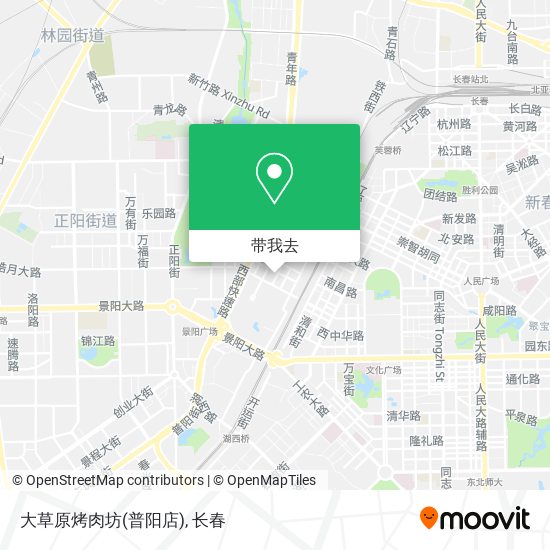 大草原烤肉坊(普阳店)地图