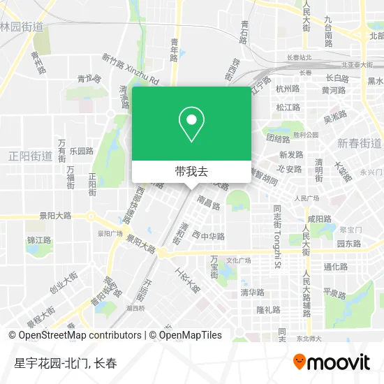星宇花园-北门地图