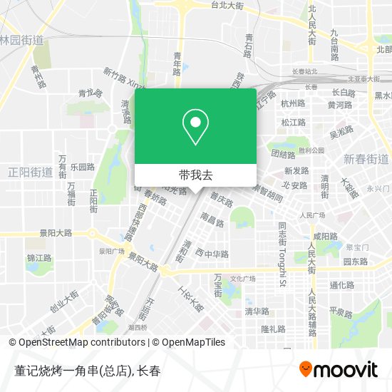 董记烧烤一角串(总店)地图
