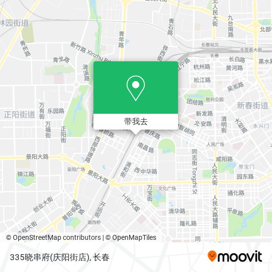 335晓串府(庆阳街店)地图