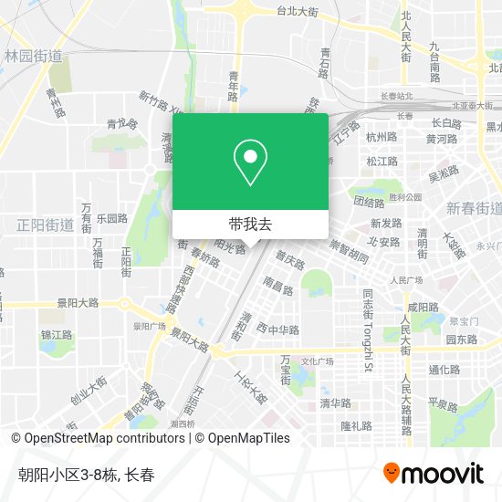 朝阳小区3-8栋地图