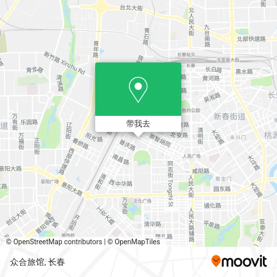 众合旅馆地图