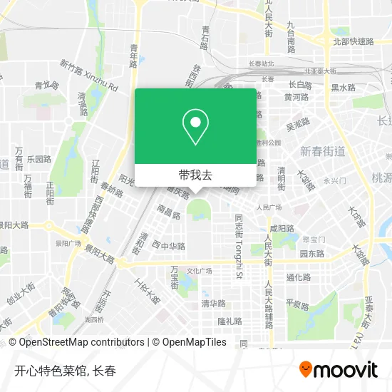 开心特色菜馆地图