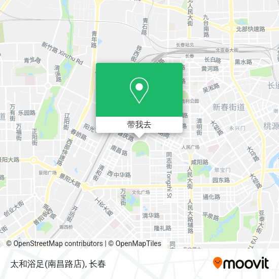 太和浴足(南昌路店)地图