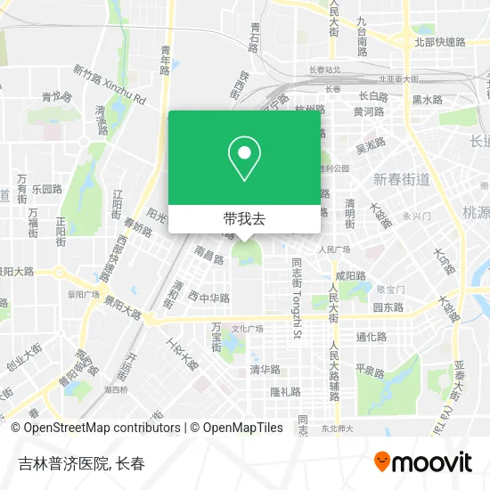 吉林普济医院地图