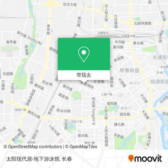 太阳现代居-地下游泳馆地图