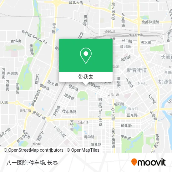 八一医院-停车场地图