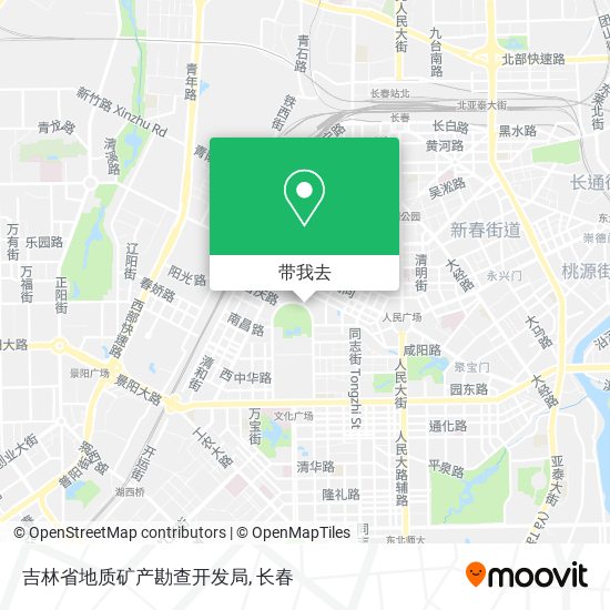 吉林省地质矿产勘查开发局地图