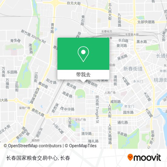 长春国家粮食交易中心地图