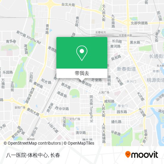八一医院-体检中心地图
