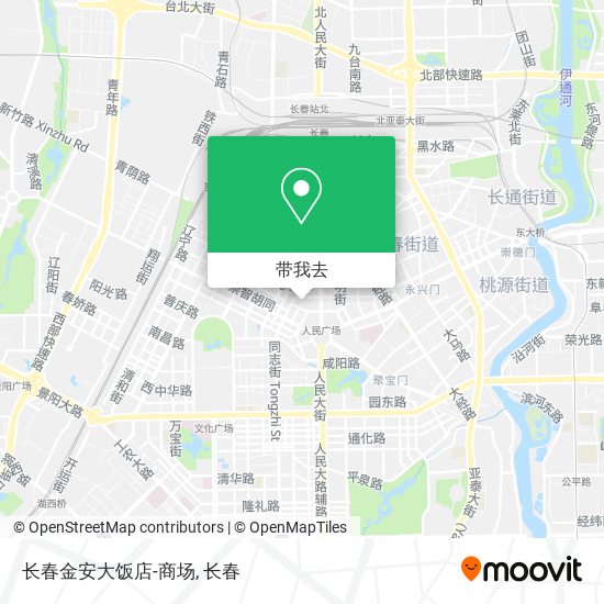 长春金安大饭店-商场地图