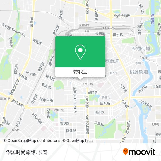 华源时尚旅馆地图