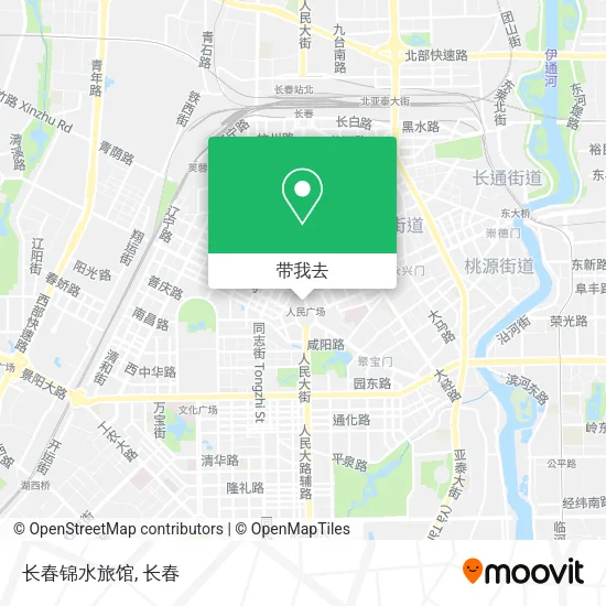 长春锦水旅馆地图