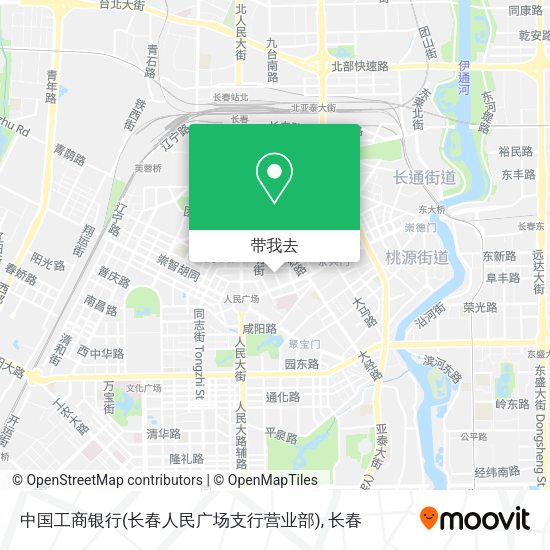 中国工商银行(长春人民广场支行营业部)地图