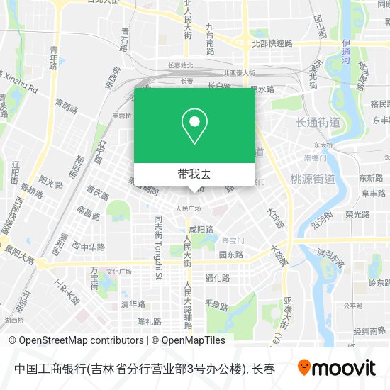 中国工商银行(吉林省分行营业部3号办公楼)地图