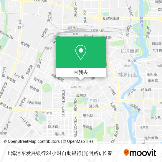 上海浦东发展银行24小时自助银行(光明路)地图