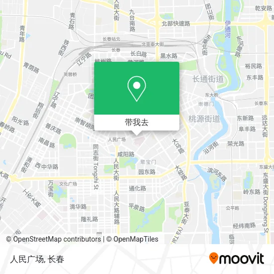 人民广场地图