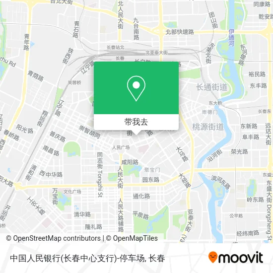 中国人民银行(长春中心支行)-停车场地图