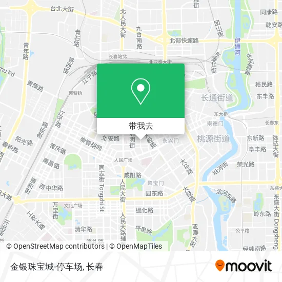 金银珠宝城-停车场地图