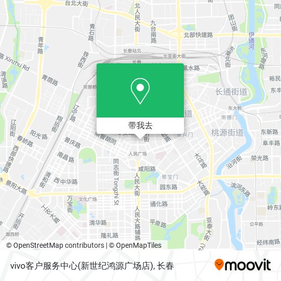vivo客户服务中心(新世纪鸿源广场店)地图
