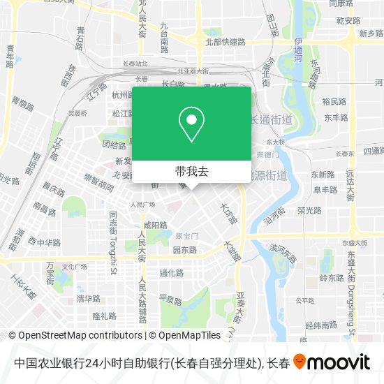 中国农业银行24小时自助银行(长春自强分理处)地图