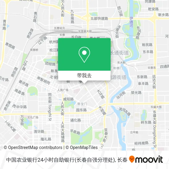 中国农业银行24小时自助银行(长春自强分理处)地图